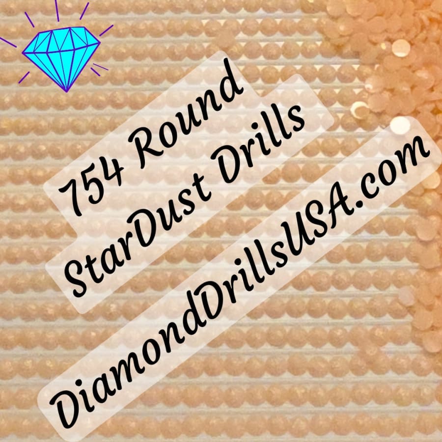 754 StarDust ROUND Pearl Mica Dust 5D Diamond Painting