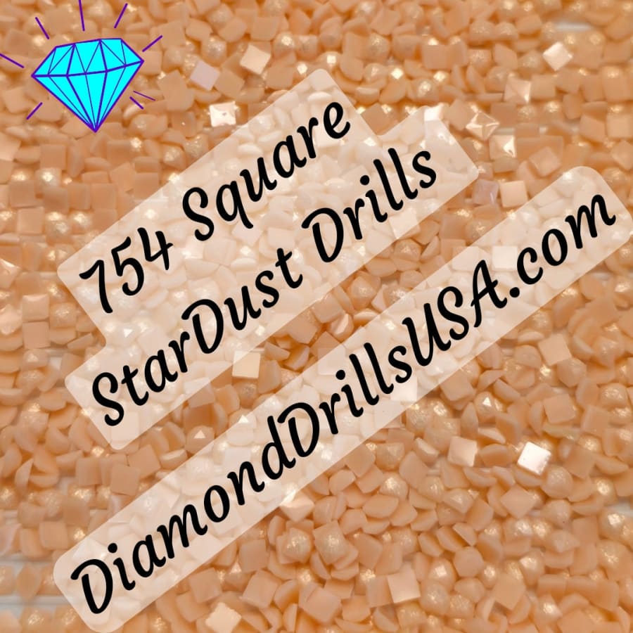 45d754 DiamondDrillsUSA - 754 StarDust SQUARE Pearl Mica Dust 5D Diamond ...