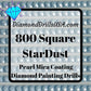 800 StarDust SQUARE Pearl Mica Dust 5D Diamond Painting