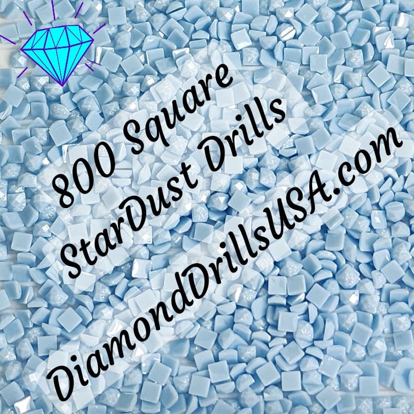 800 StarDust SQUARE Pearl Mica Dust 5D Diamond Painting