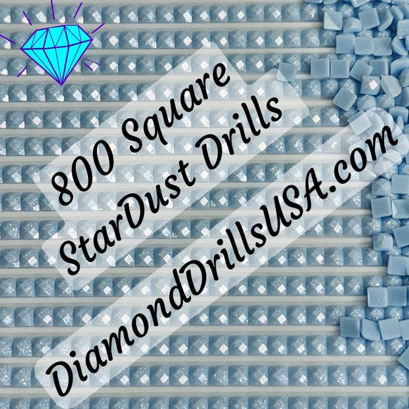 800 StarDust SQUARE Pearl Mica Dust 5D Diamond Painting