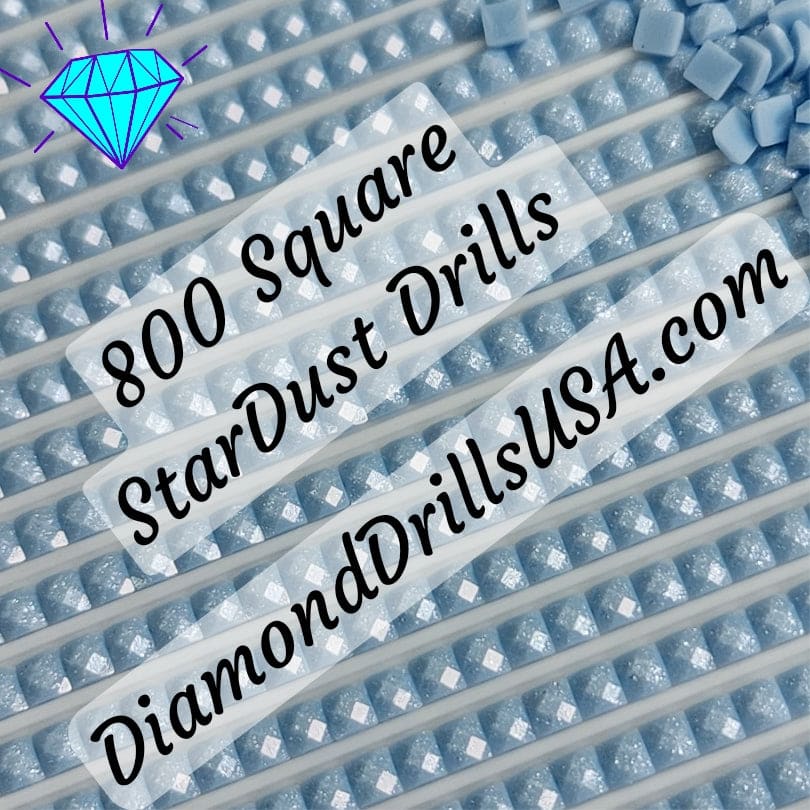 800 StarDust SQUARE Pearl Mica Dust 5D Diamond Painting