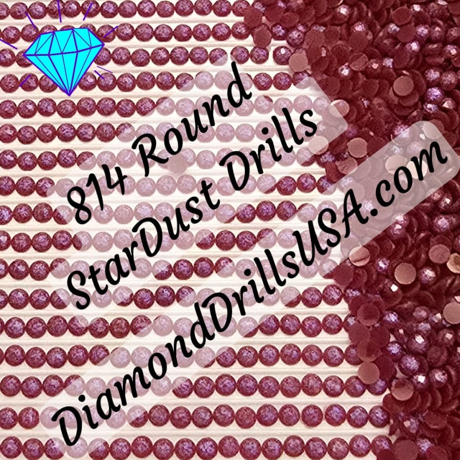 814 StarDust ROUND Pearl Mica Dust 5D Diamond Painting