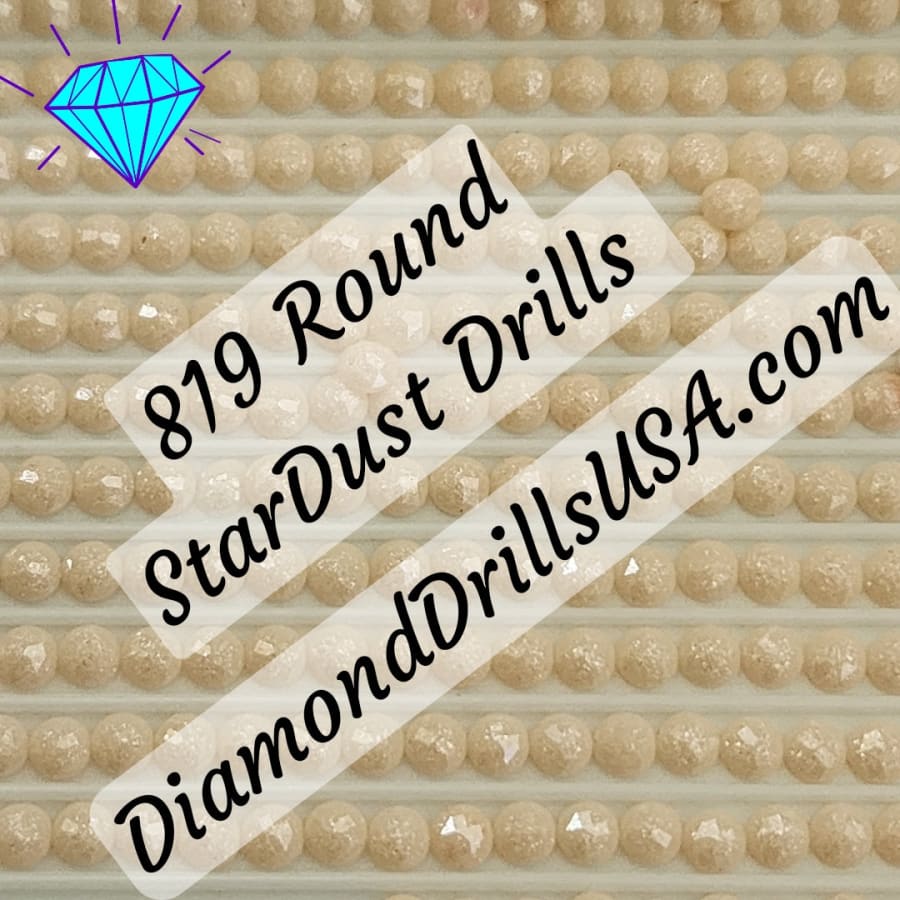 819 StarDust ROUND Pearl Mica Dust 5D Diamond Painting