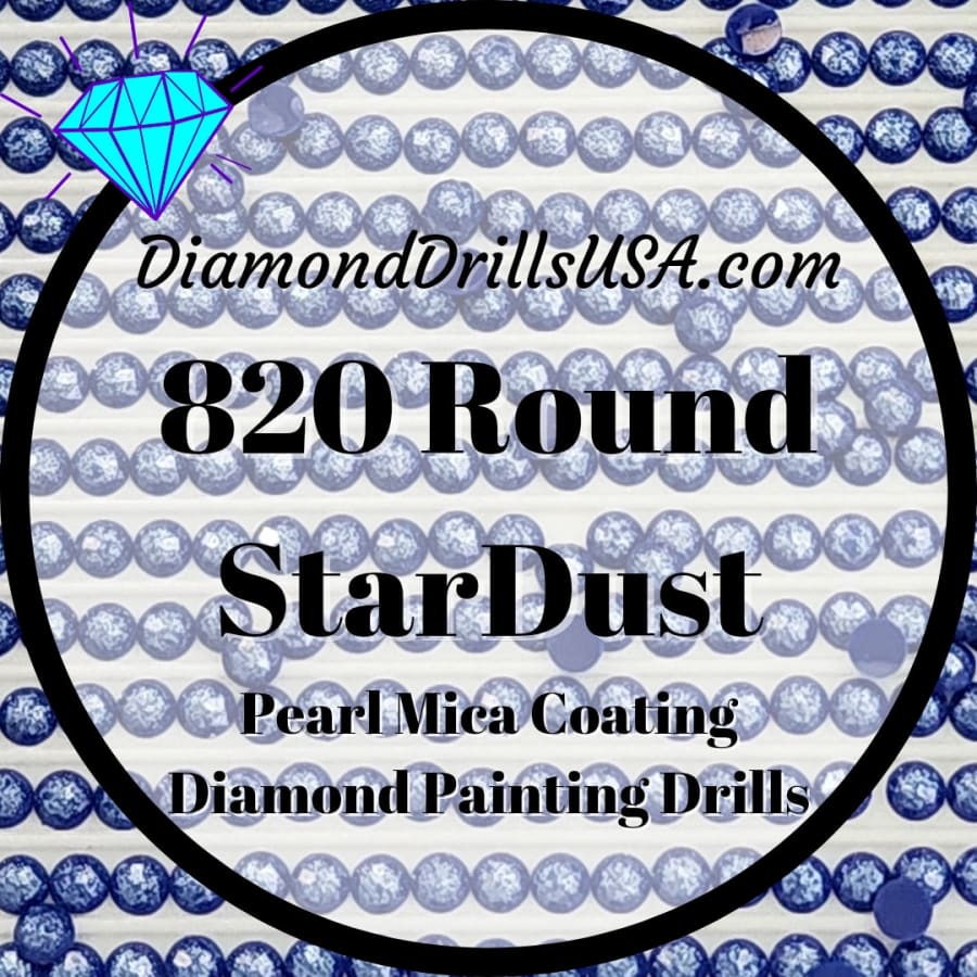 820 StarDust ROUND Pearl Mica Dust 5D Diamond Painting