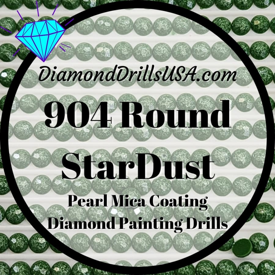 904 StarDust ROUND Pearl Mica Dust 5D Diamond Painting