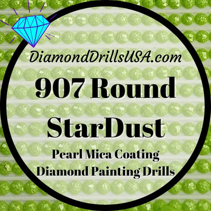 907 StarDust ROUND Pearl Mica Dust 5D Diamond Painting