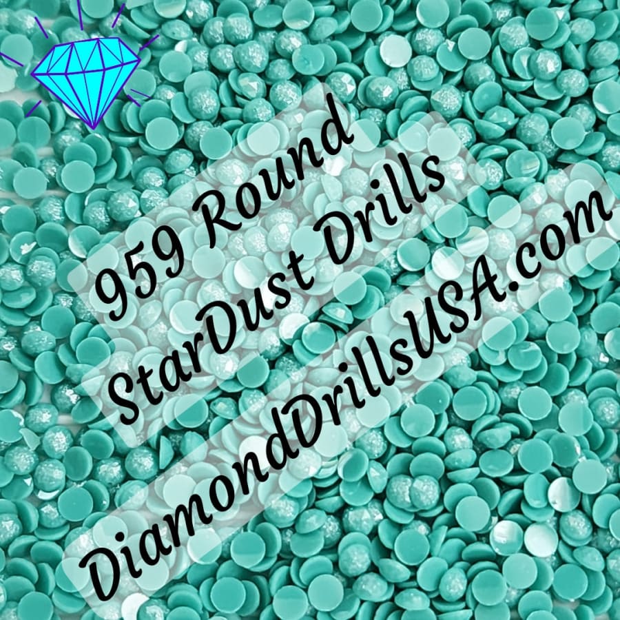 959 StarDust ROUND Pearl Mica Dust 5D Diamond Painting