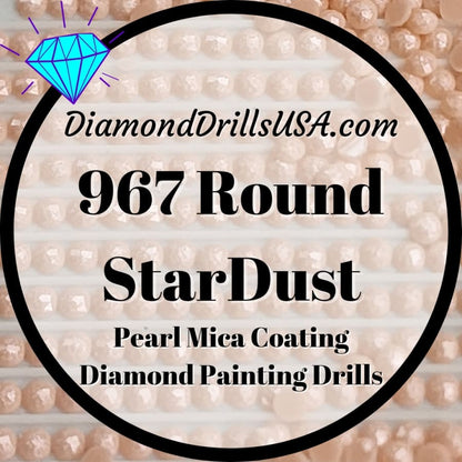 967 StarDust ROUND Pearl Mica Dust 5D Diamond Painting