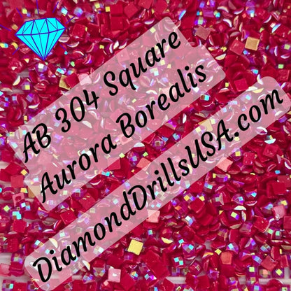 AB 304 SQUARE Aurora Borealis 5D Diamond Painting Drills