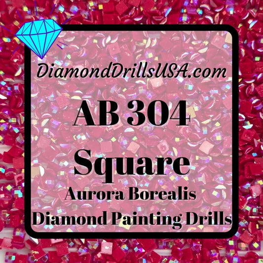 AB 304 SQUARE Aurora Borealis 5D Diamond Painting Drills