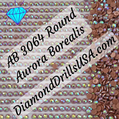 AB 3064 ROUND Aurora Borealis 5D Diamond Painting Drills