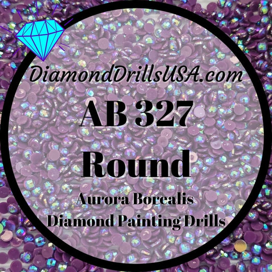 AB 327 ROUND Aurora Borealis 5D Diamond Painting Drills