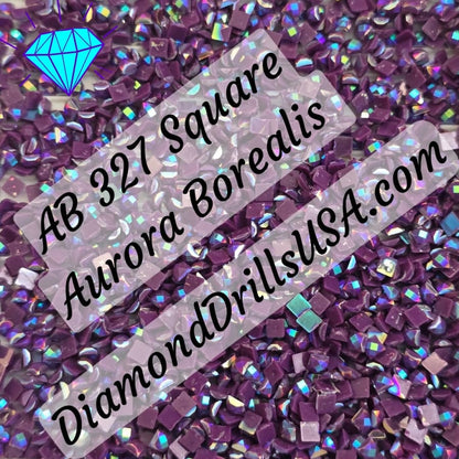 AB 327 SQUARE Aurora Borealis 5D Diamond Painting Drills
