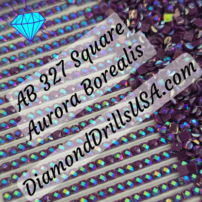 AB 327 SQUARE Aurora Borealis 5D Diamond Painting Drills