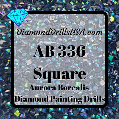 AB 336 SQUARE Aurora Borealis 5D Diamond Painting Drills