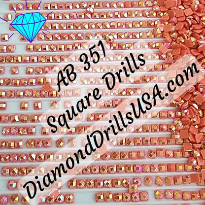 AB 351 SQUARE Aurora Borealis 5D Diamond Painting Drills 