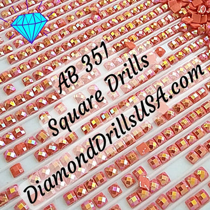 AB 351 SQUARE Aurora Borealis 5D Diamond Painting Drills 