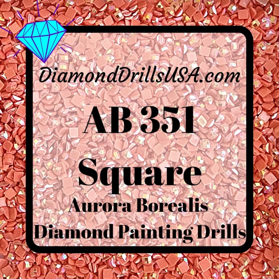 AB 351 SQUARE Aurora Borealis 5D Diamond Painting Drills 