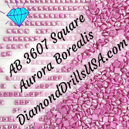 AB 3607 SQUARE Aurora Borealis 5D Diamond Painting Drills