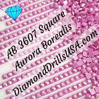 AB 3607 SQUARE Aurora Borealis 5D Diamond Painting Drills
