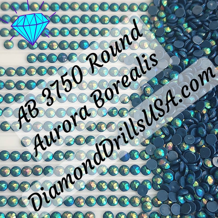 AB 3750 ROUND Aurora Borealis 5D Diamond Painting Drills