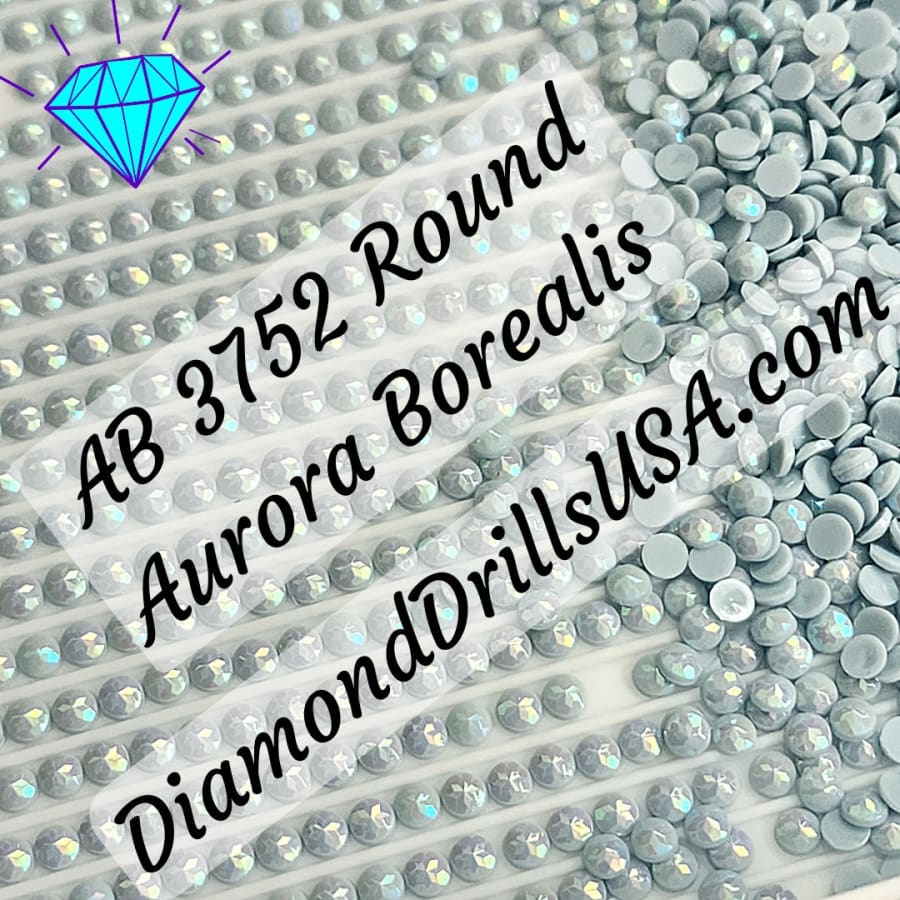 AB 3752 ROUND Aurora Borealis 5D Diamond Painting Drills