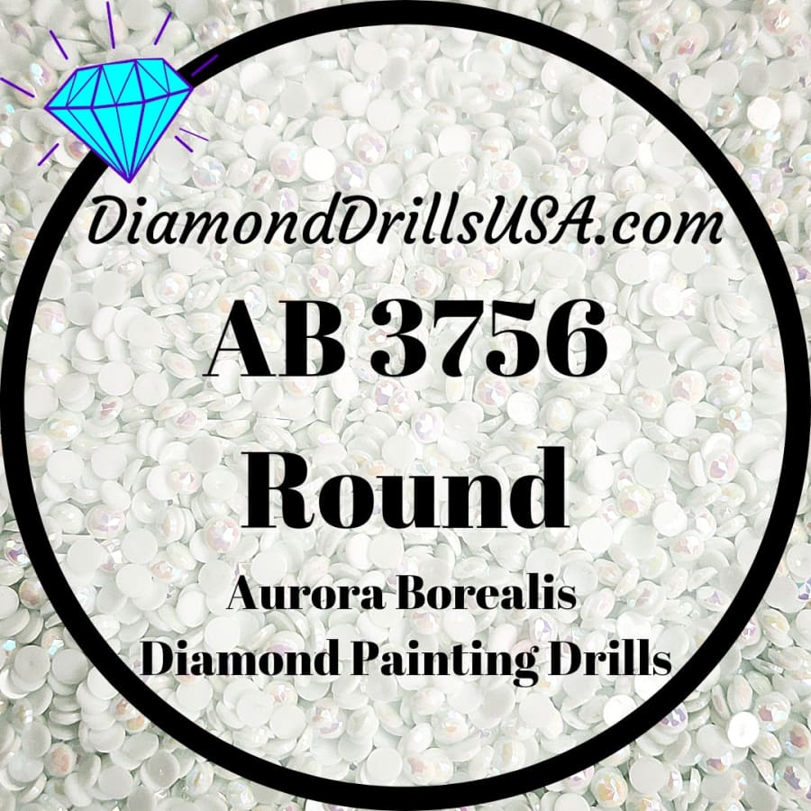 AB 3756 ROUND Aurora Borealis 5D Diamond Painting Drills