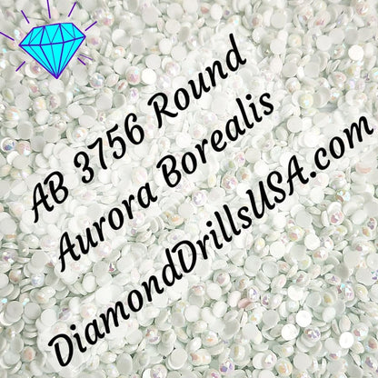 AB 3756 ROUND Aurora Borealis 5D Diamond Painting Drills