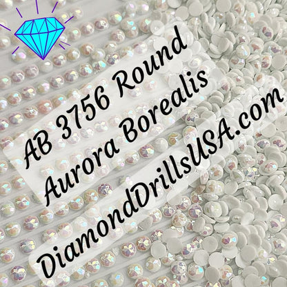AB 3756 ROUND Aurora Borealis 5D Diamond Painting Drills