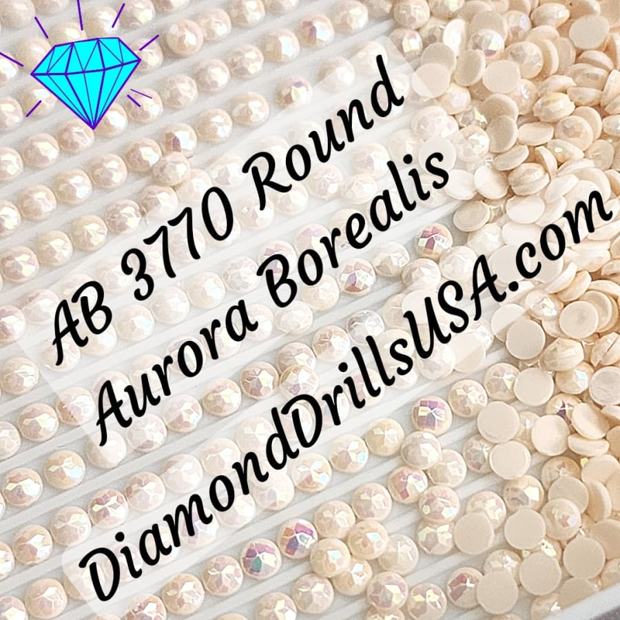 AB 3770 ROUND Aurora Borealis 5D Diamond Painting Drills