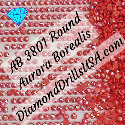 AB 3801 ROUND Aurora Borealis 5D Diamond Painting Drills