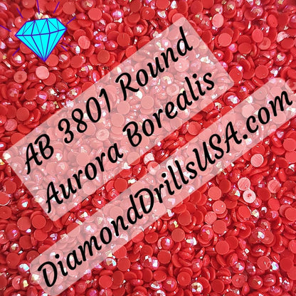 AB 3801 ROUND Aurora Borealis 5D Diamond Painting Drills