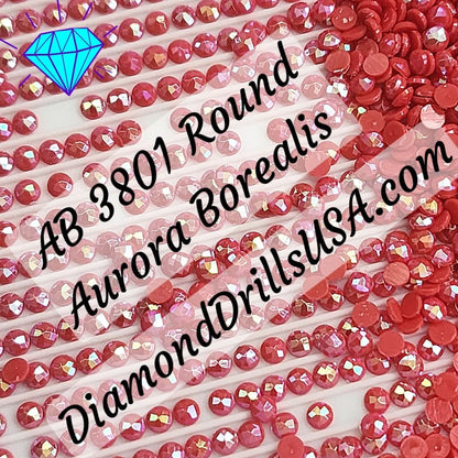 AB 3801 ROUND Aurora Borealis 5D Diamond Painting Drills
