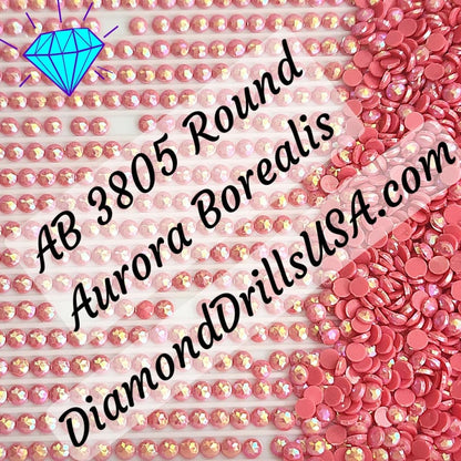 AB 3805 ROUND Aurora Borealis 5D Diamond Painting Drills