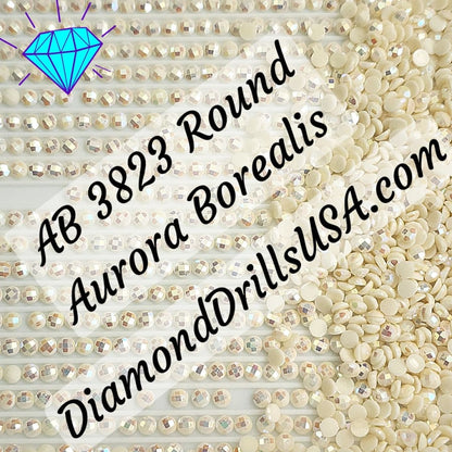 AB 3823 ROUND Aurora Borealis 5D Diamond Painting Drills