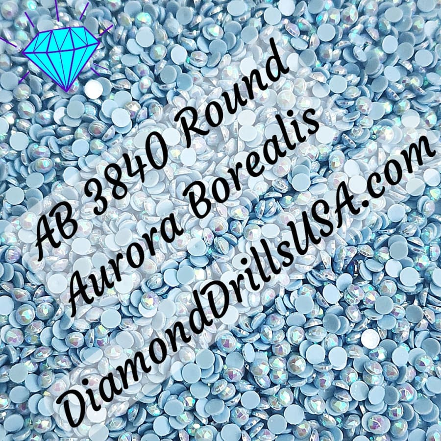 AB 3840 ROUND Aurora Borealis 5D Diamond Painting Drills