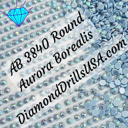 AB 3840 ROUND Aurora Borealis 5D Diamond Painting Drills