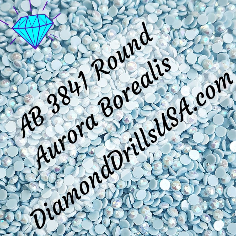 AB 3841 ROUND Aurora Borealis 5D Diamond Painting Drills