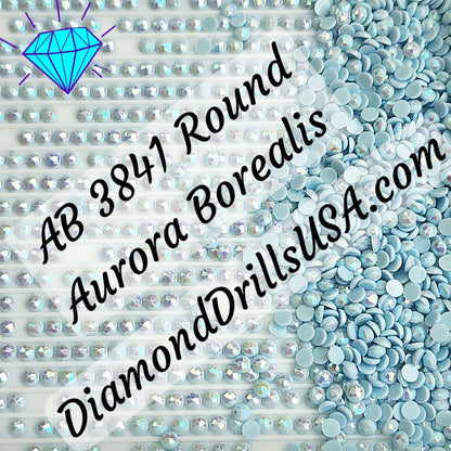 AB 3841 ROUND Aurora Borealis 5D Diamond Painting Drills