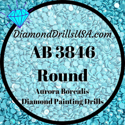 AB 3846 ROUND Aurora Borealis 5D Diamond Painting Drills