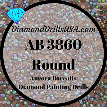 AB 3860 ROUND Aurora Borealis 5D Diamond Painting Drills