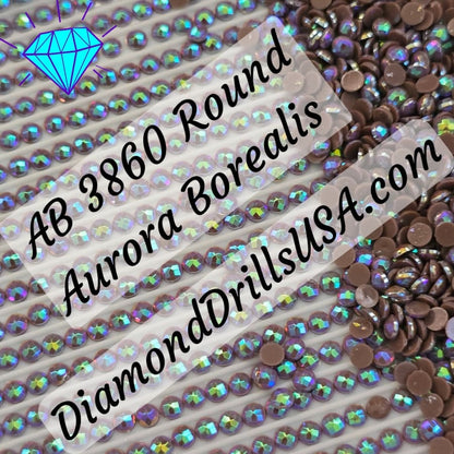 AB 3860 ROUND Aurora Borealis 5D Diamond Painting Drills