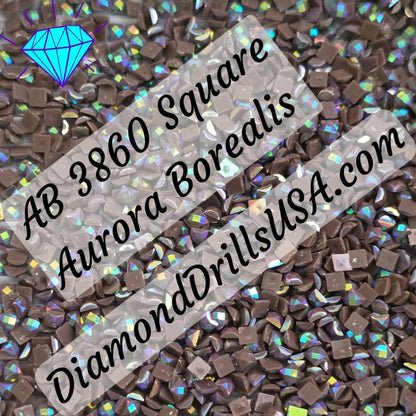 AB 3860 SQUARE Aurora Borealis 5D Diamond Painting Drills