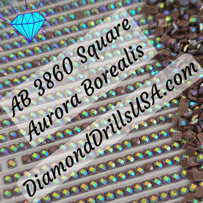 AB 3860 SQUARE Aurora Borealis 5D Diamond Painting Drills
