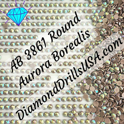 AB 3861 ROUND Aurora Borealis 5D Diamond Painting Drills