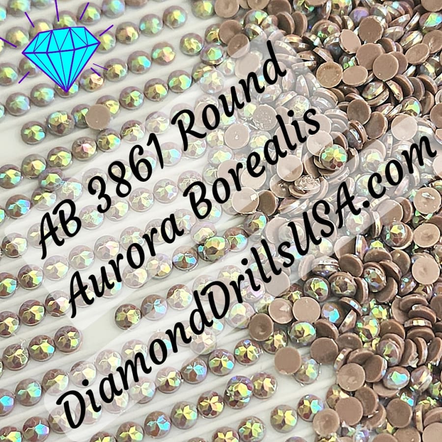 AB 3861 ROUND Aurora Borealis 5D Diamond Painting Drills