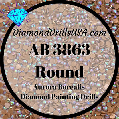 AB 3863 ROUND Aurora Borealis 5D Diamond Painting Drills