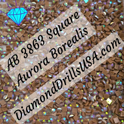 AB 3863 SQUARE Aurora Borealis 5D Diamond Painting Drills