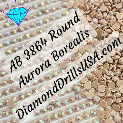 AB 3864 ROUND Aurora Borealis 5D Diamond Painting Drills